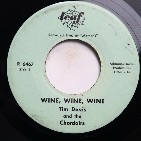 TIM DAVIS - WINE WINE WINE / WORKOUT - ROCK 45